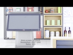 Система двойной емкости Android POS Система платежного аппарата Android Pos Кассирская регистрация